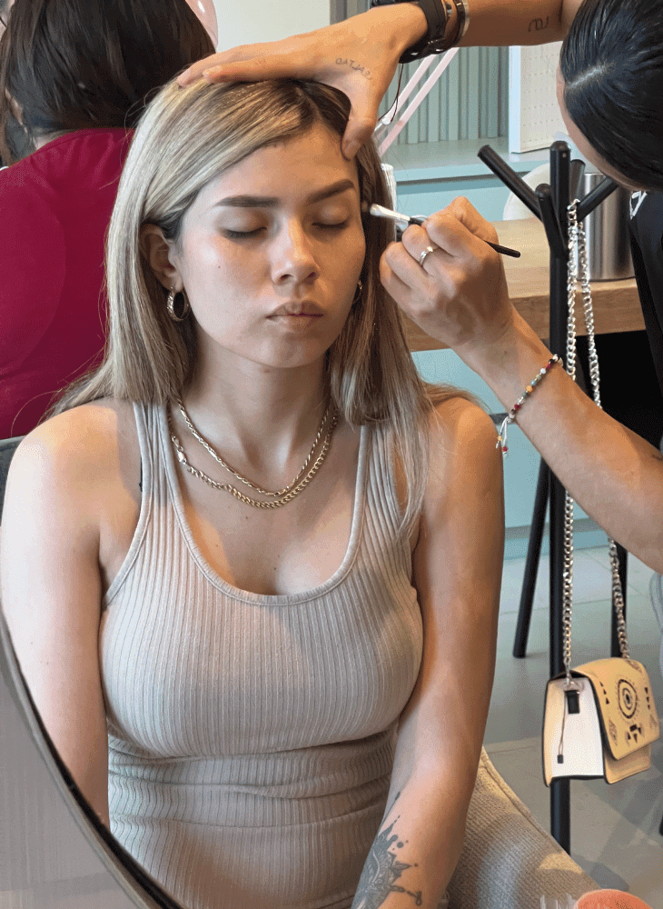 Maquillaje antes Maquillaje antes